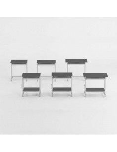 Mesas escritorio pequeño para ordenador de systemtronic