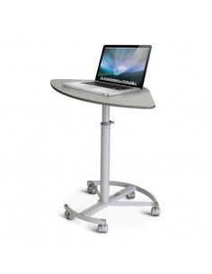 Mesa auxiliar con ruedas de systemtronic en gris