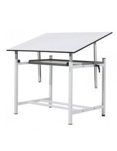 Mesa de dibujo de Rocada en blanco