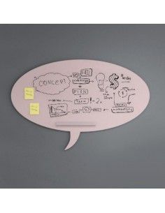 Pizarra oficina Skin Talk de Rocada en rosa