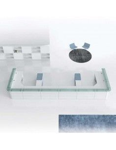 Mostradores recepcion Abako de Della Valentina