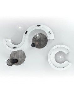 Mostradores recepcion Abako de Della Valentina