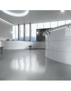 Mostradores recepcion Abako de Della Valentina