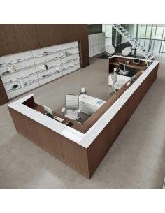 Mostrador recepcion italiano Qubo de Della valentina