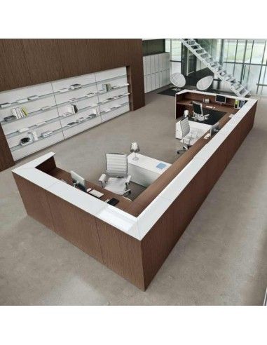 Mostrador recepcion italiano Qubo de Della valentina