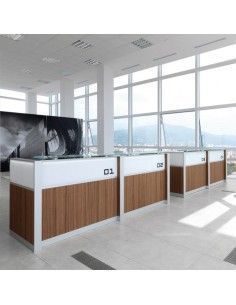 Mueble recepcion italiano Led de della valentina