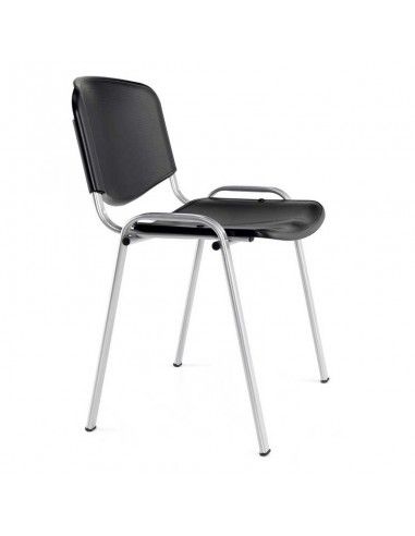 Silla escritorio sin ruedas modelo Xauen de pvc.