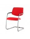 Silla confidente Urban de tecno ofiss en color rojo