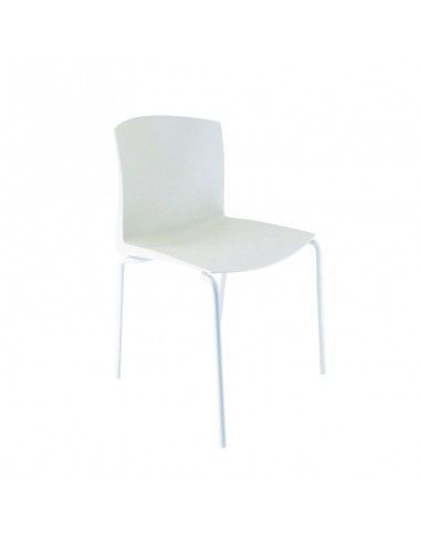 Silla blanca polivalente Cloe