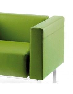 Butaca oficina 1 plaza Zen de Intacor en verde