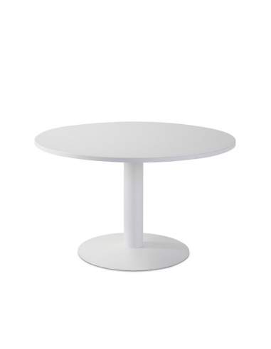 Mesa de reuniones redonda de 110 cm. operativa
