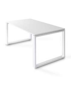 Mesa despacho blanca serie Skala de JGorbe