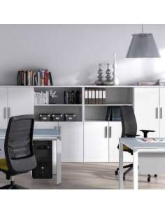 Armario de oficina con puertas bajas