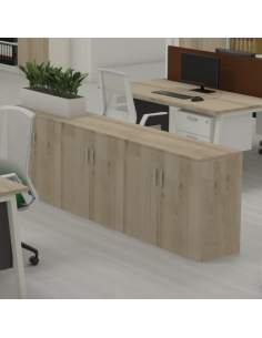 Armario oficina bajo de madera de Kesta