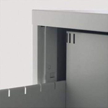 Detalle interior mueble archivador 4 cajones de More Squared