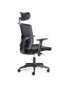 silla viena euromof con cabezal ergonomico color negro entrega rapida