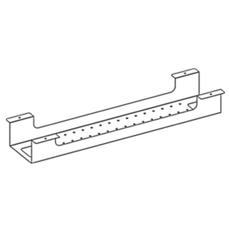 bandeja pasacables para isla de trabajo en grupo de aic