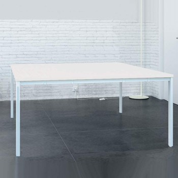 bench mesas trabajo en grupo q50 color blanco stock rapido de aic