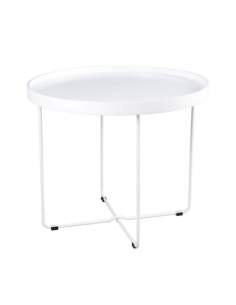 mesa de centro redonda auxiliar barata dave de somcasa