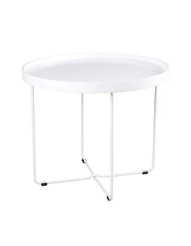 mesa de centro redonda auxiliar barata dave de somcasa