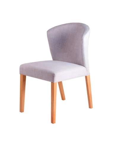 silla de diseño moderna alina gris claro somcasa