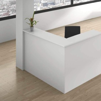 Mostrador en L, modelo Enter. Sin mesa.