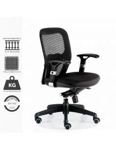 Silla de trabajo ergonómica de alta resistencia. Modelo Boston.