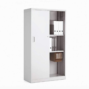 Armario oficina metálico con puertas correderas de More Squared