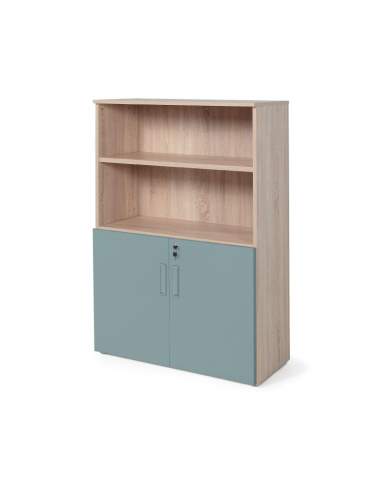 armario oficina color personalizado de JGorbe en olmo y verde