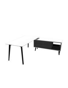 Mesa direccion Organova con mueble auxiliar de Iman