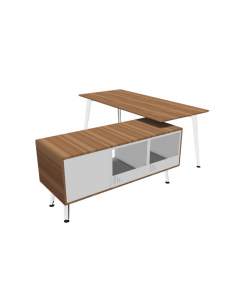 Mesa direccion Organova con mueble auxiliar de Iman