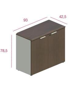 Medidas armario oficina bajo con puertas jgorbe