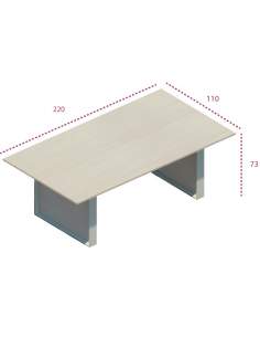 Medidas mesa reuniones sala de juntas omega de jgorbe