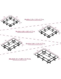 Medidas mesa de juntas y plenos de jgorbe