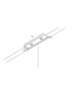 Medidas pletina de unión para biombos separadores de jgorbe