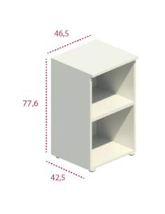 Medidas estantería estrecha de madera de jgorbe