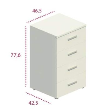 Medidas mueble cajonera madera de jgorbe