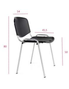 Medidas silla confidente pvc Fissa de vincolo