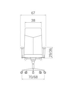 Medidas sillón despacho XL de dileoffice