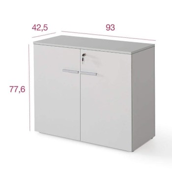 Medidas armario de madera bajo con puertas con entrega rápida de jgorbe