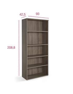 Medidas armario de madera alto sin puertas de jgorbe con entrega rápida