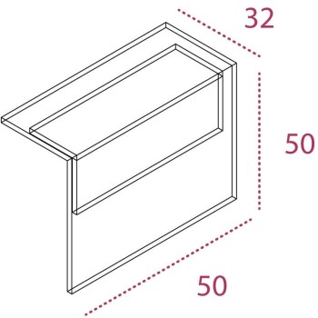 Medidas panel decorativo para mostrador recepcion basic de jgorbe con entrega rapida