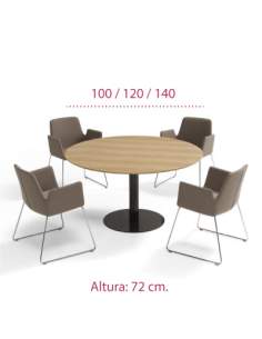 Medidas mesa redonda comedor flat de inclass