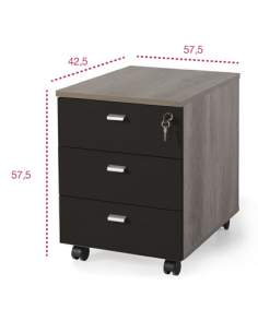 Medidas cajonera 3 cajones g3 de jgorbe