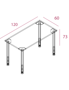Medidas mesa de estudio carving de jgorbe