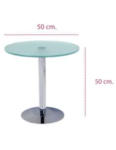 Medidas mesa centro baja de cristal de rocada