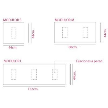 Medidas paneles metálicos modulares modulor de systemtronic