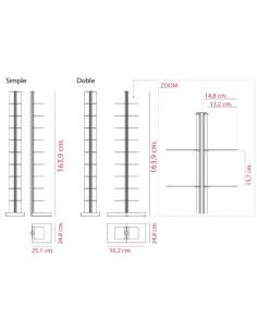 Medidas librería Usio de systemtronic