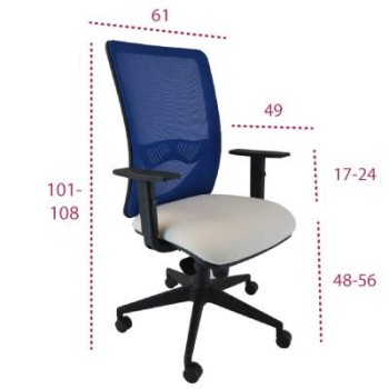 Medidas silla ergonómica Chaplin de vincolo