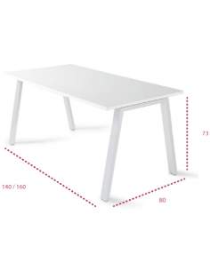 Medidas mesa oficina atrio de jgorbe con envío express